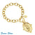 Handcast Gold Seahorse Bracelet