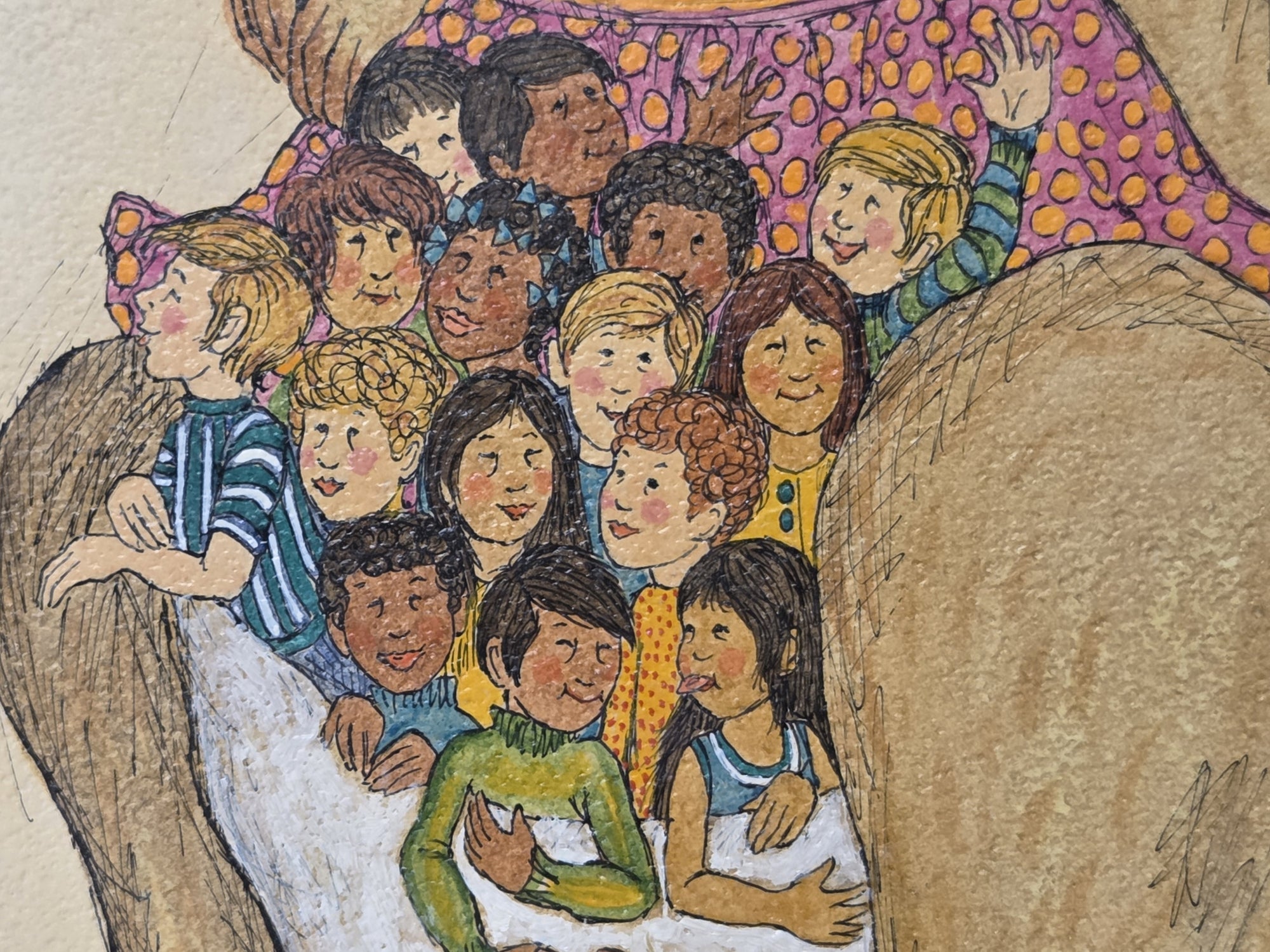 KRISTIN SCHUYLER  KANGAROO ILLUSTRATION IN COLOR