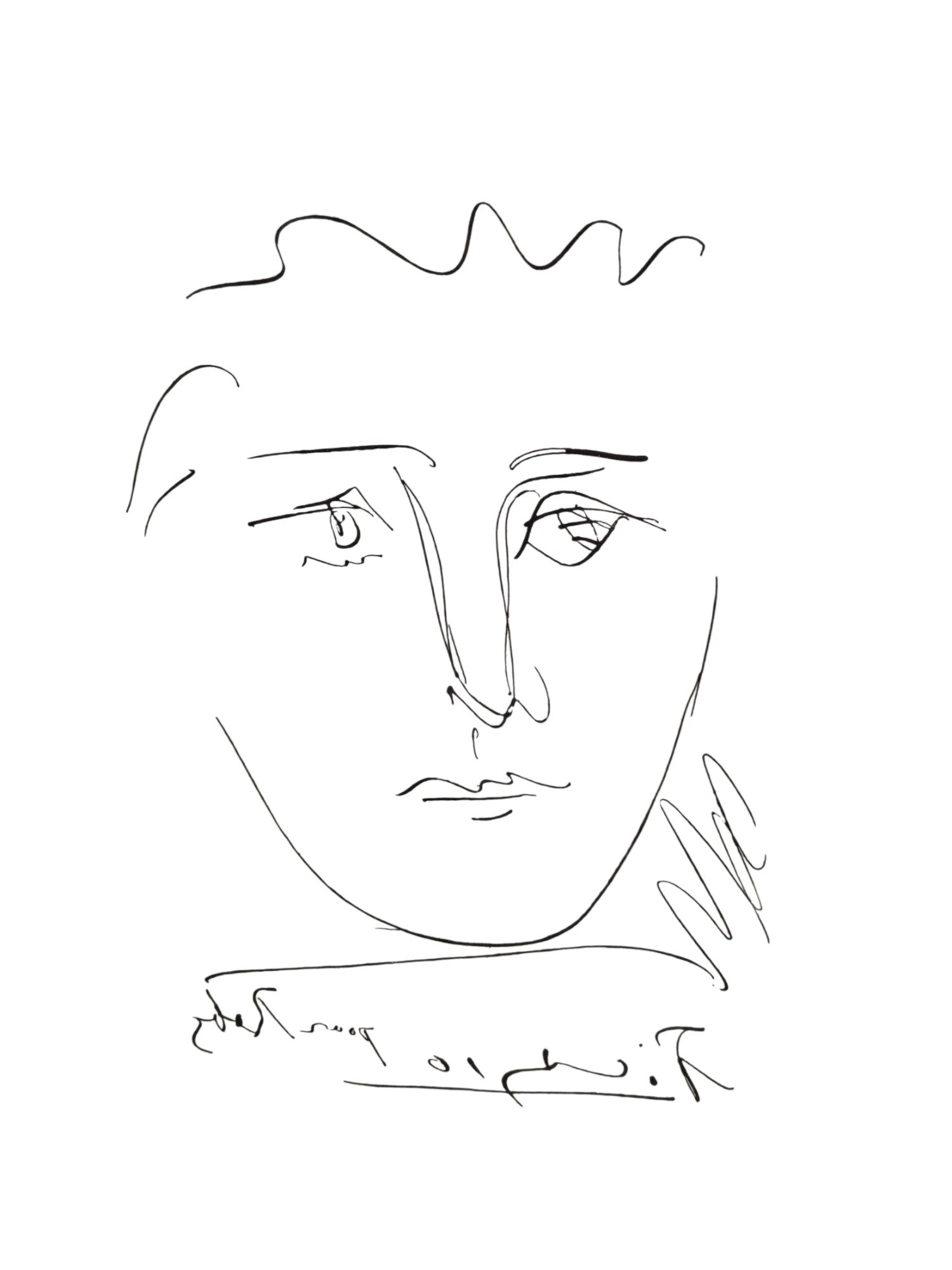 PICASSO "POOR ROBY" COLLECTOR'S GUILD 1950