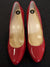 COLE HAAN RED PATENT LEATHER WOMEN'S PUMPS SIZE 9