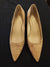 KATE SPADE AERIAL BLOCK HEEL CORK LOW HEELED PUMPS SIZE 8.5