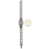 VINTAGE PLATINUM AND DIAMOND 5CT BRACELET WATCH