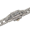 VINTAGE PLATINUM AND DIAMOND 5CT BRACELET WATCH