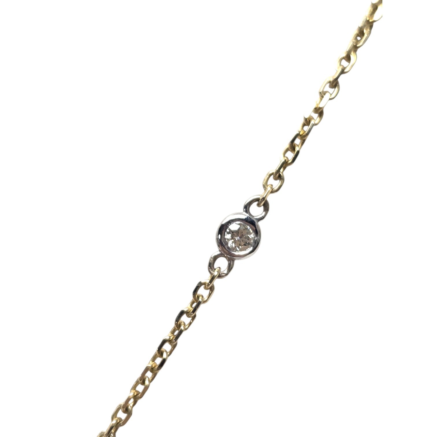 JOSE ARAGON ORIGINAL 18KT GOLD QUATREFOIL & DIAMOND NECKLACE