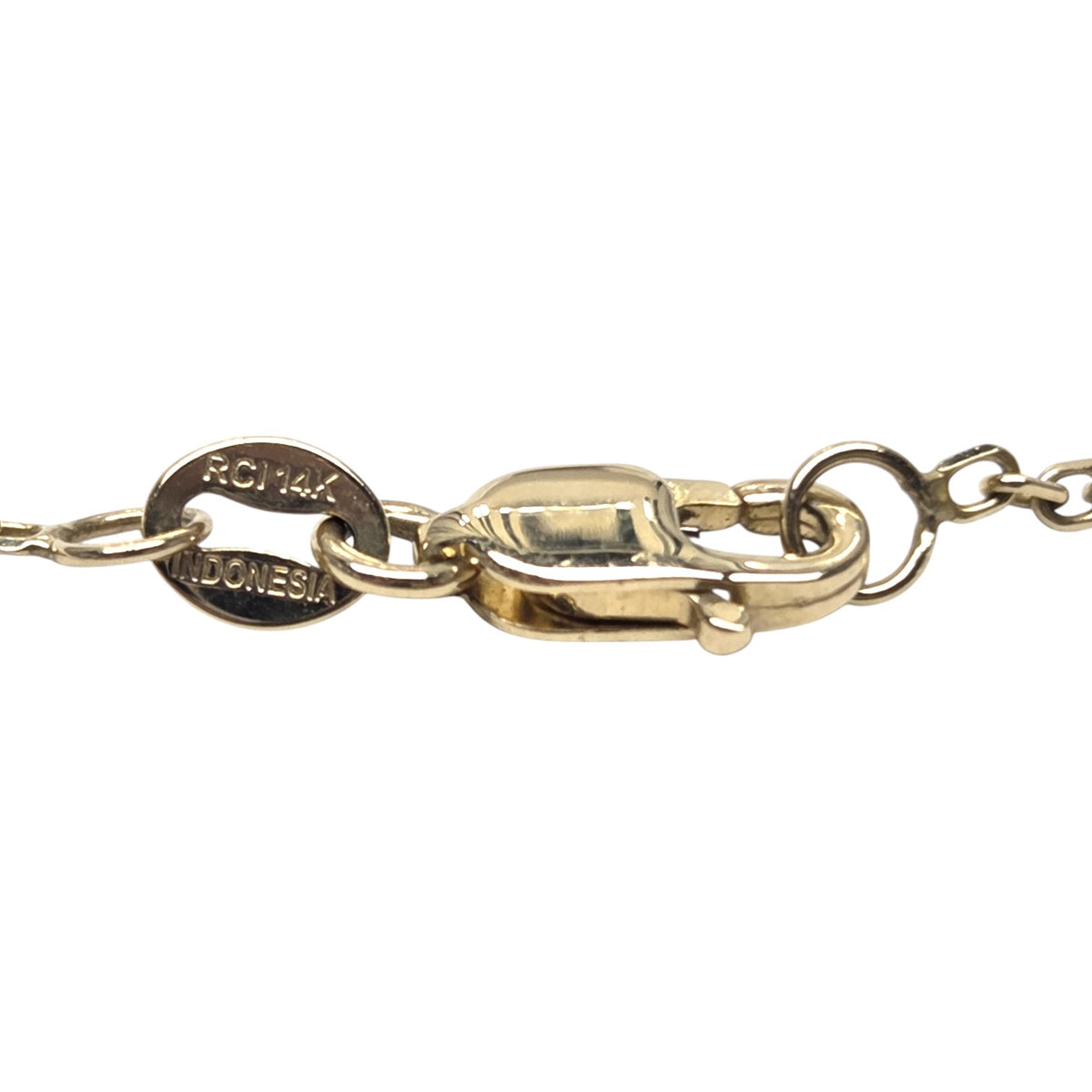 JOSE ARAGON ORIGINAL 18KT GOLD QUATREFOIL & DIAMOND NECKLACE