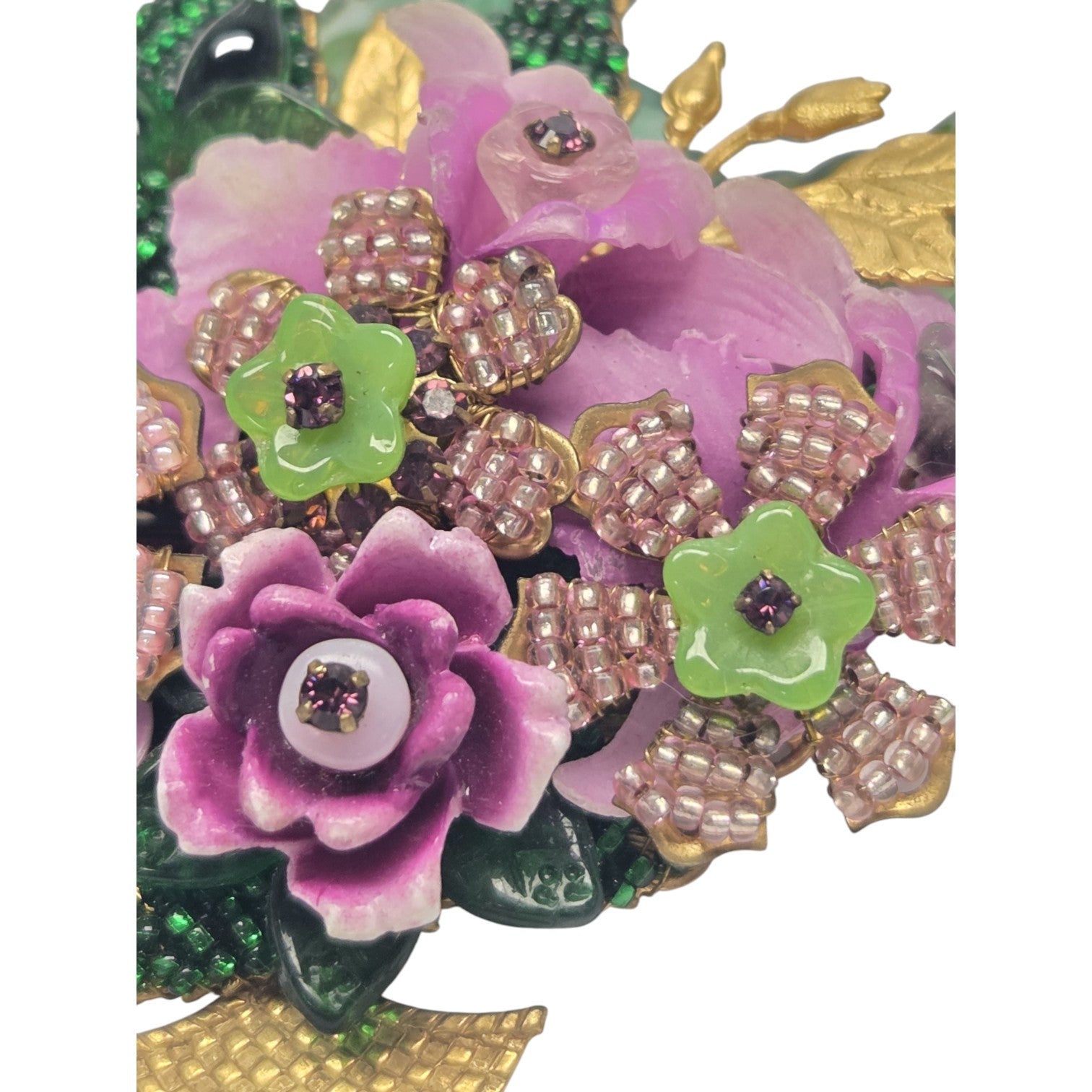 FREE SHIPPING - Stanley Hagler NYC Colorful Floral Bouquet Brooch