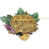 FREE SHIPPING - Stanley Hagler NYC Colorful Floral Bouquet Brooch