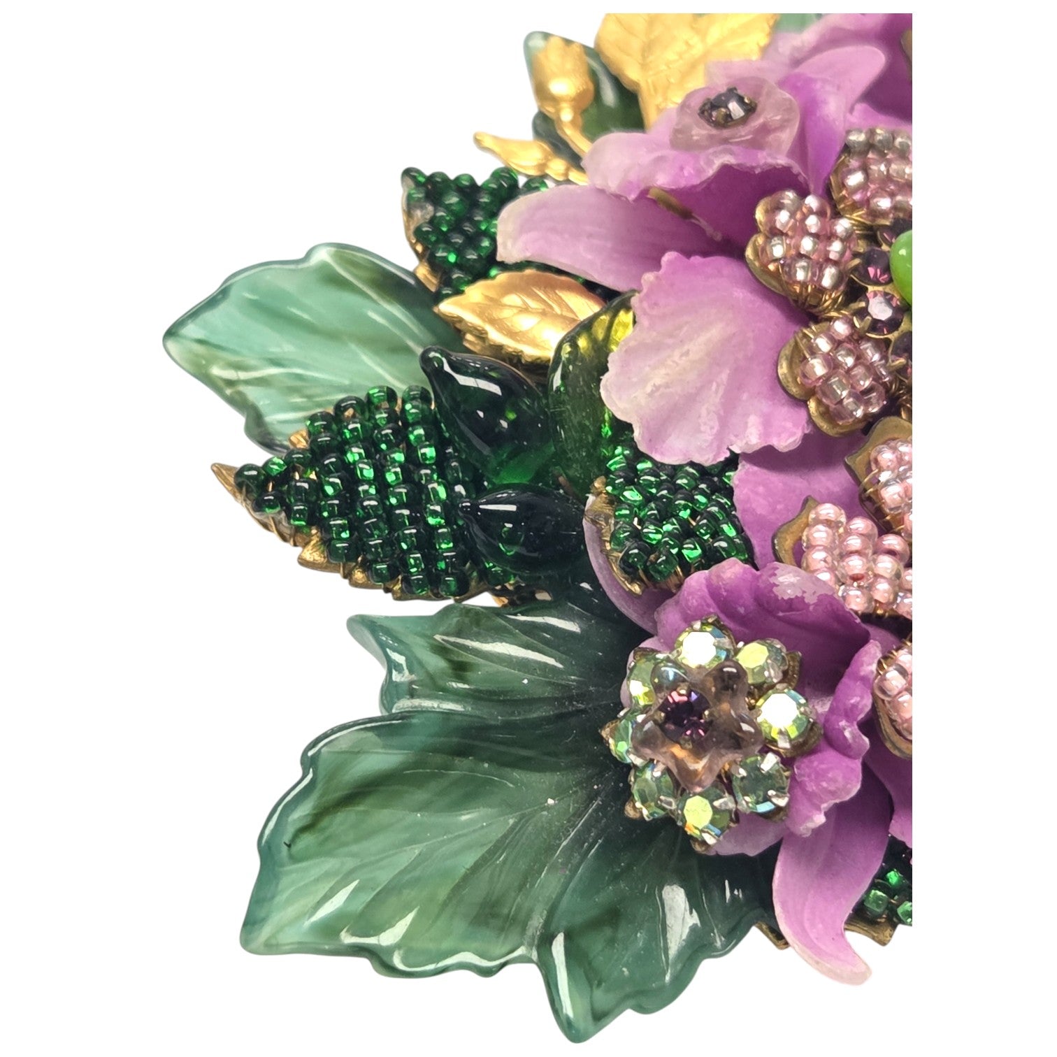 FREE SHIPPING - Stanley Hagler NYC Colorful Floral Bouquet Brooch