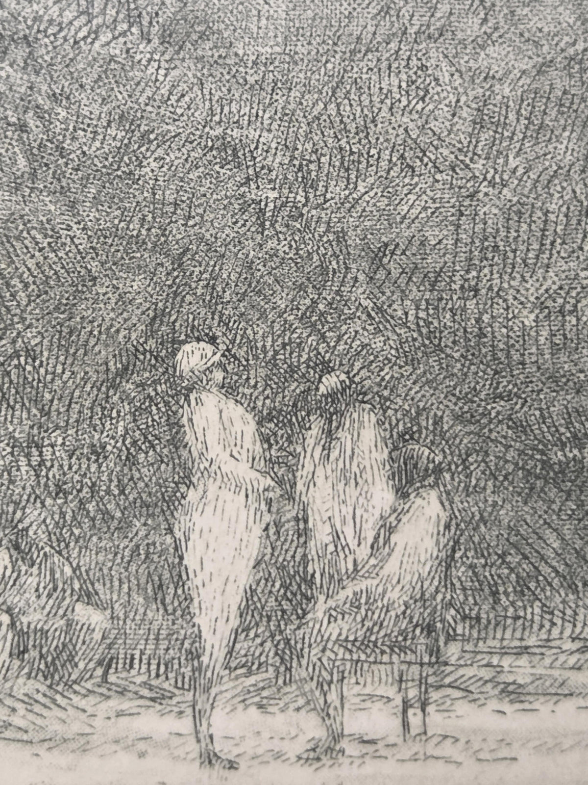 HAROLD ALTMAN TRIAL PRINT "TRIO" ETCHING