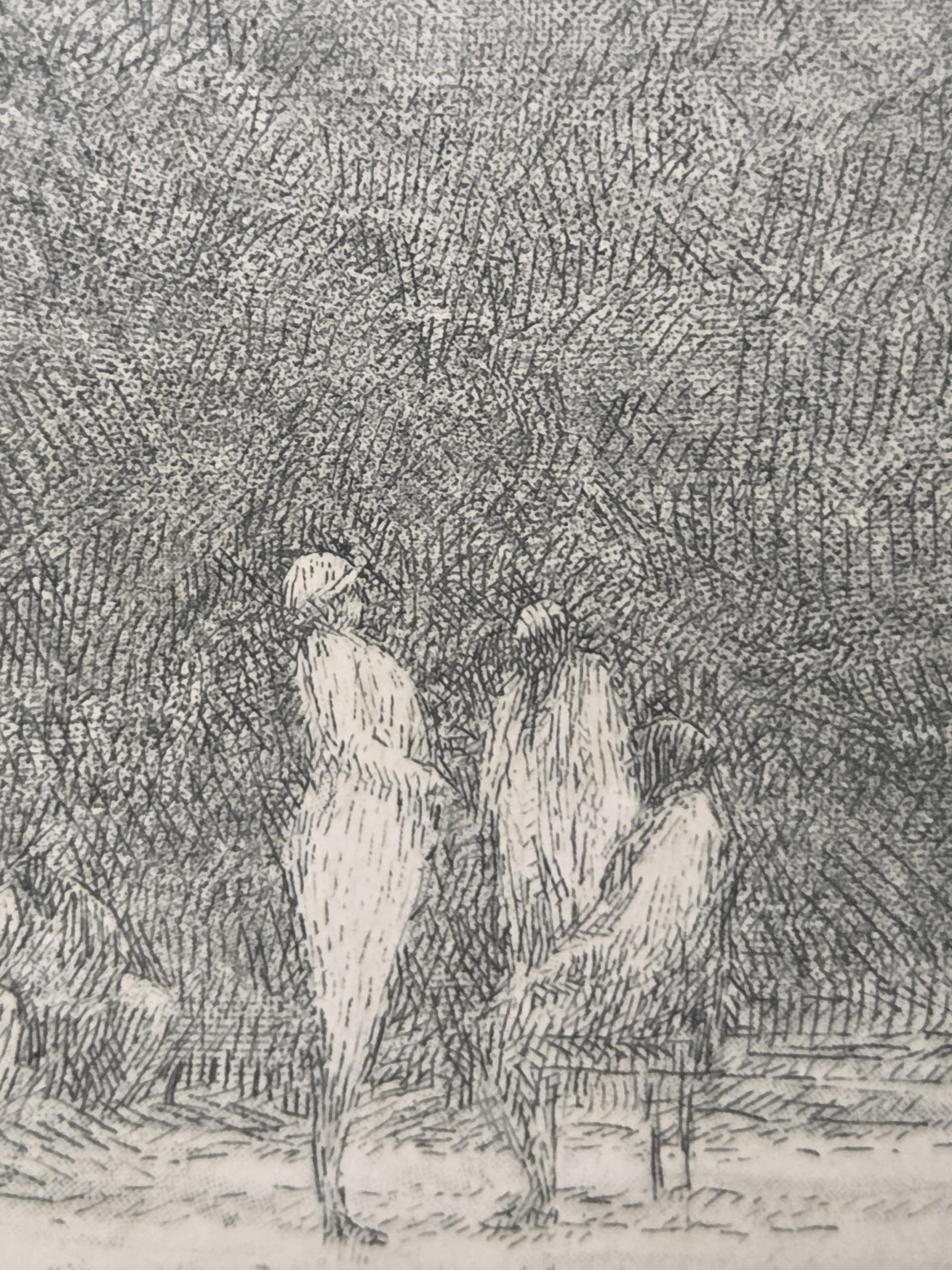 HAROLD ALTMAN "TRIO" TRIAL PLATE ETCHING