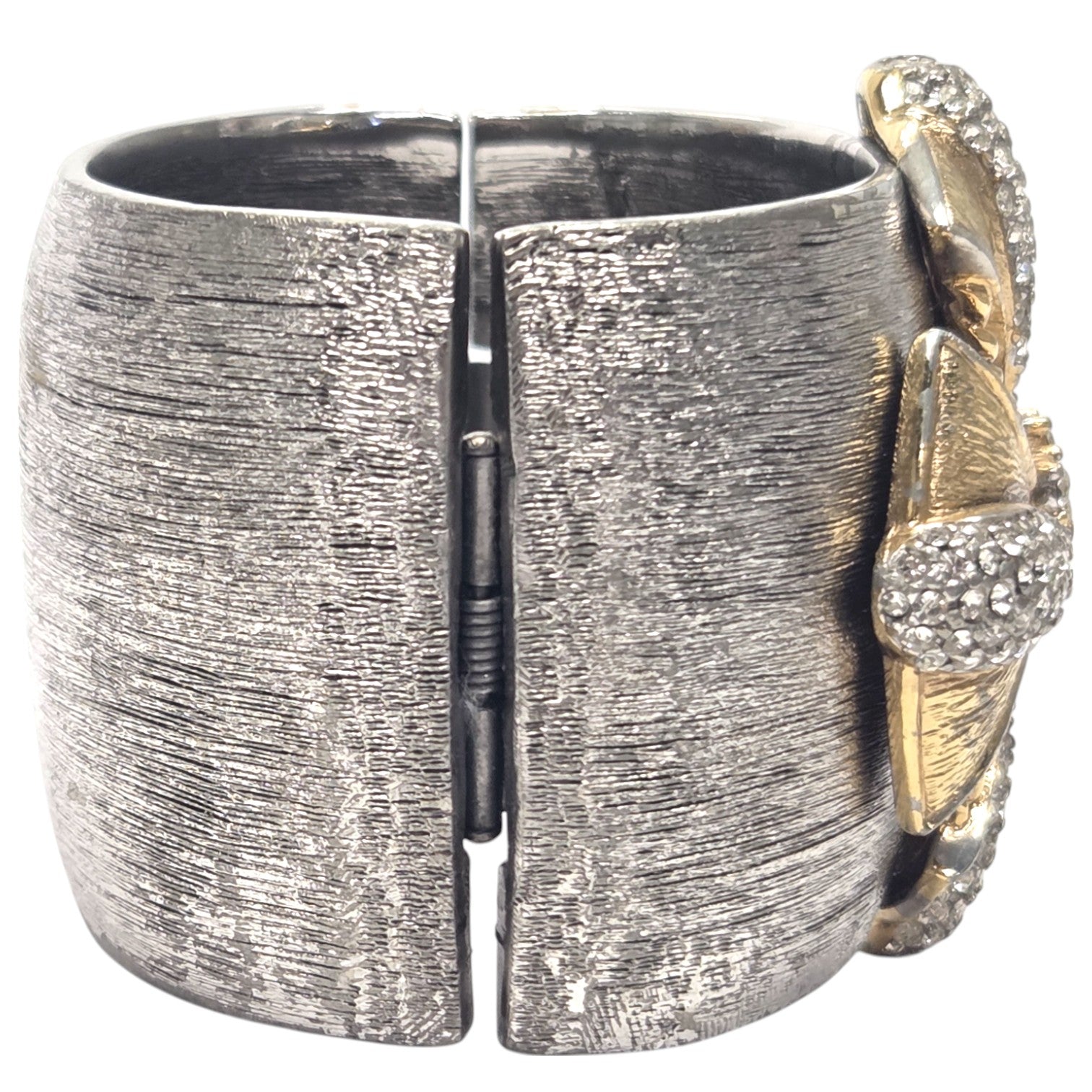 FREE SHIPPING Ciner Cuff Bracelet Maltese Cross & Rhinestones