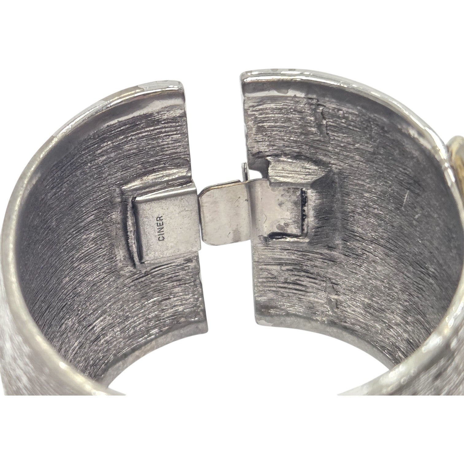 FREE SHIPPING Ciner Cuff Bracelet Maltese Cross & Rhinestones