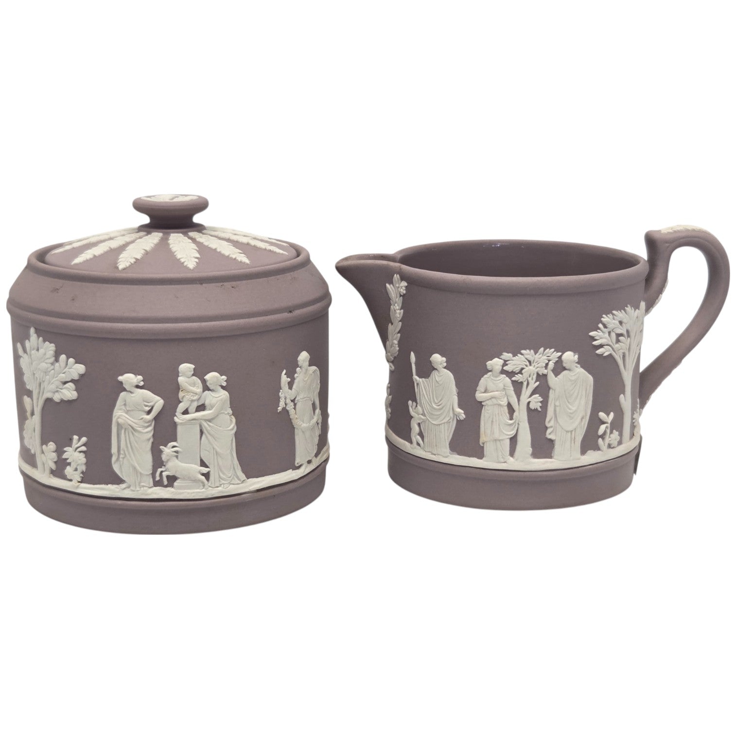 WEDGWOOD LAVENDER JASPERWARE 10pc