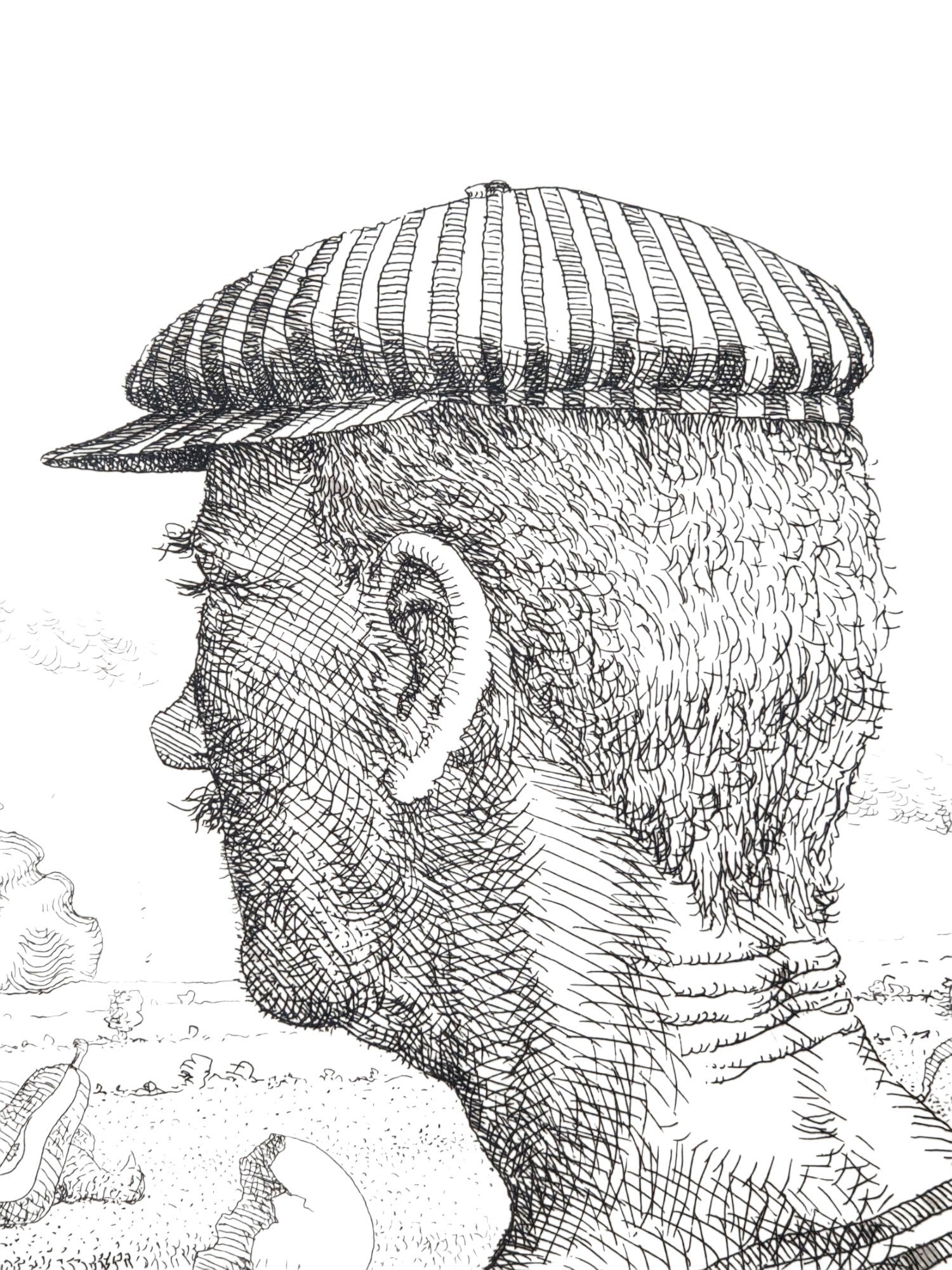 JOHN WILDE SURREALISM " WILDVIEW II" L.E. ETCHING PRINT