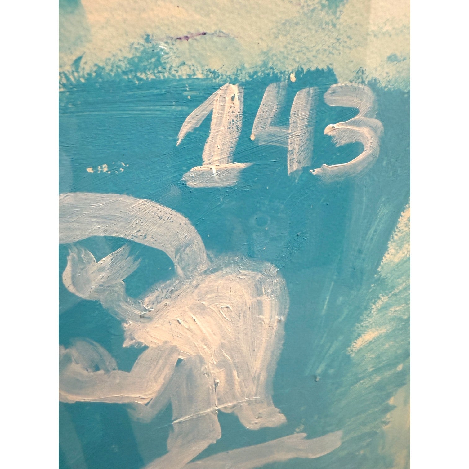 DANNY MINNICK PARIS INSPIRED ABSTRACT PAINTING