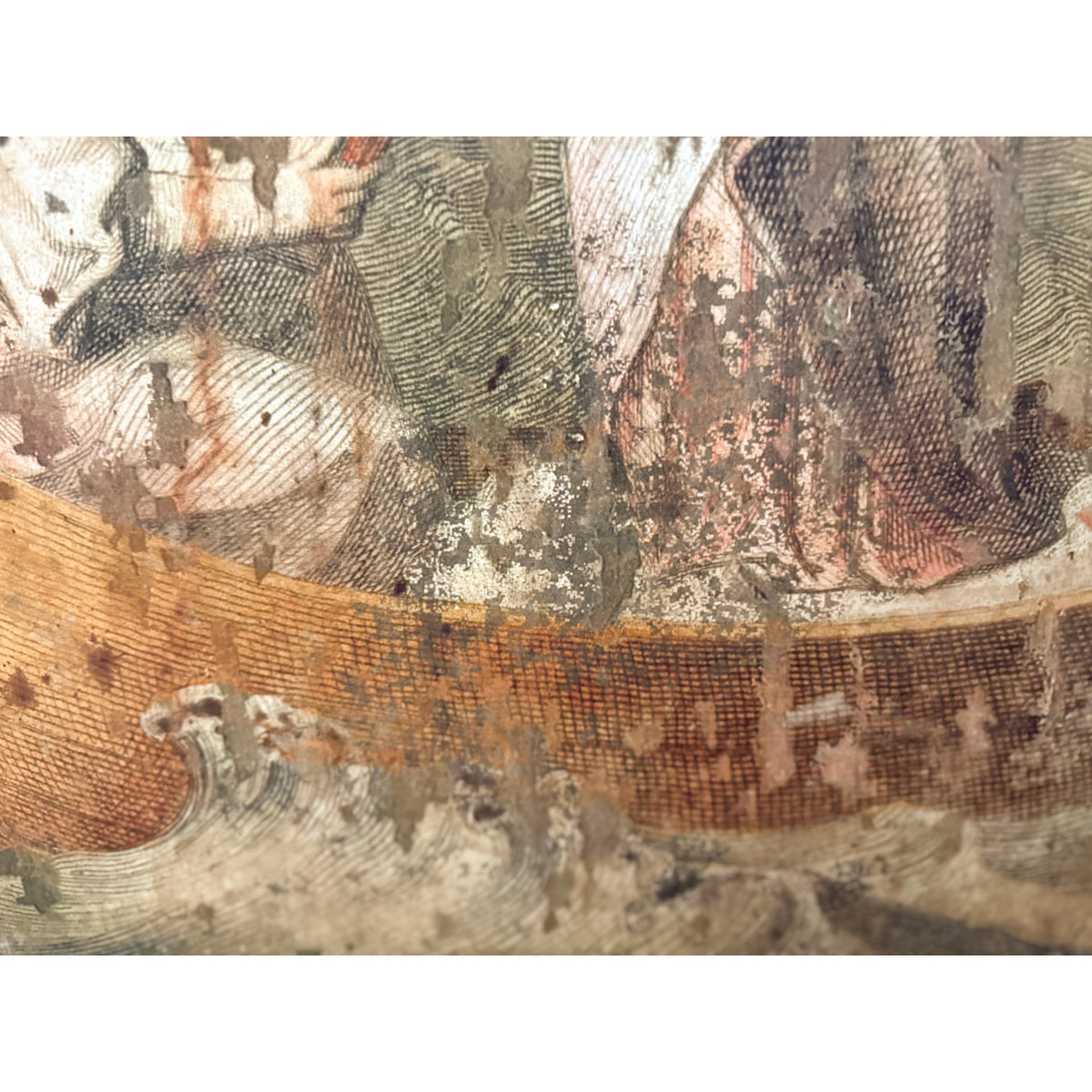 Madonna & Child on Decorative Wood Panel