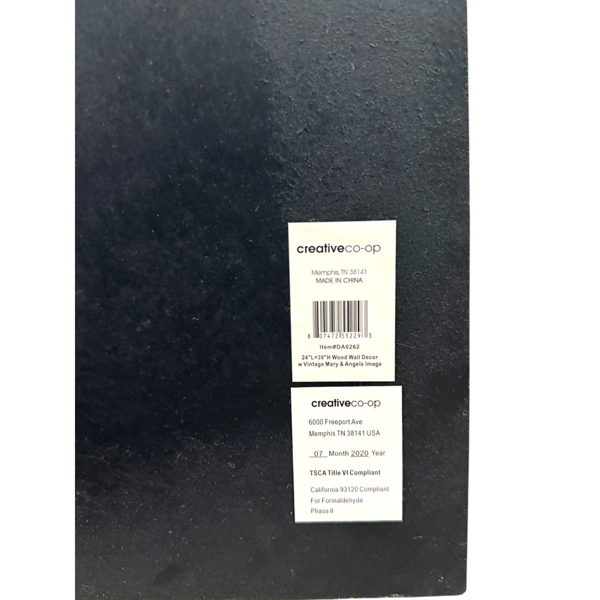 Madonna & Child on Decorative Wood Panel