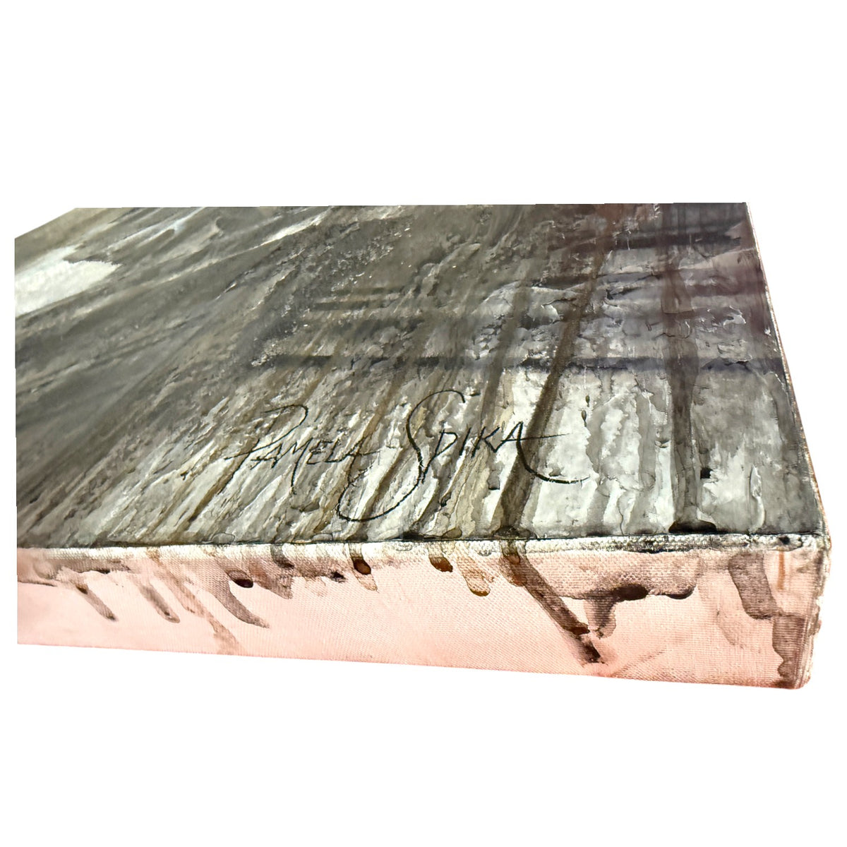 PAMELA SPIKA OIL ON CANVAS FROM THE GUARDIAN SERIES 72"