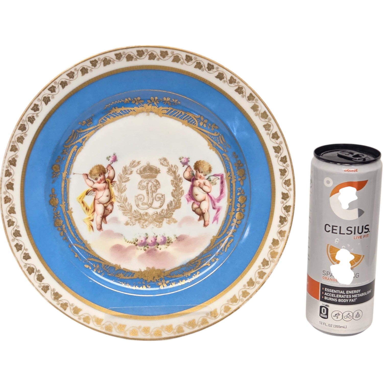 SEVRES 1846 PORCELAIN PLATE SET OF 2