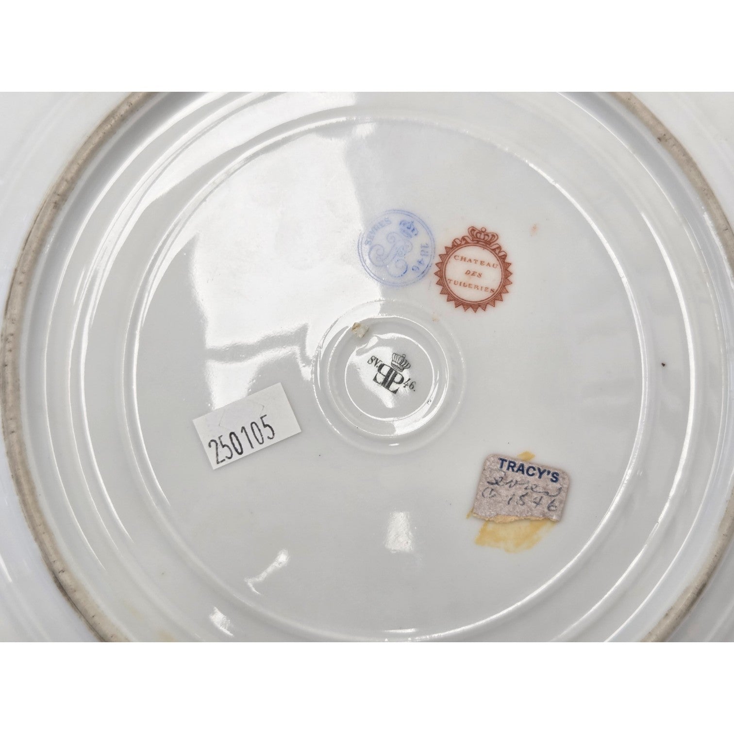 SEVRES 1846 PORCELAIN PLATE SET OF 2