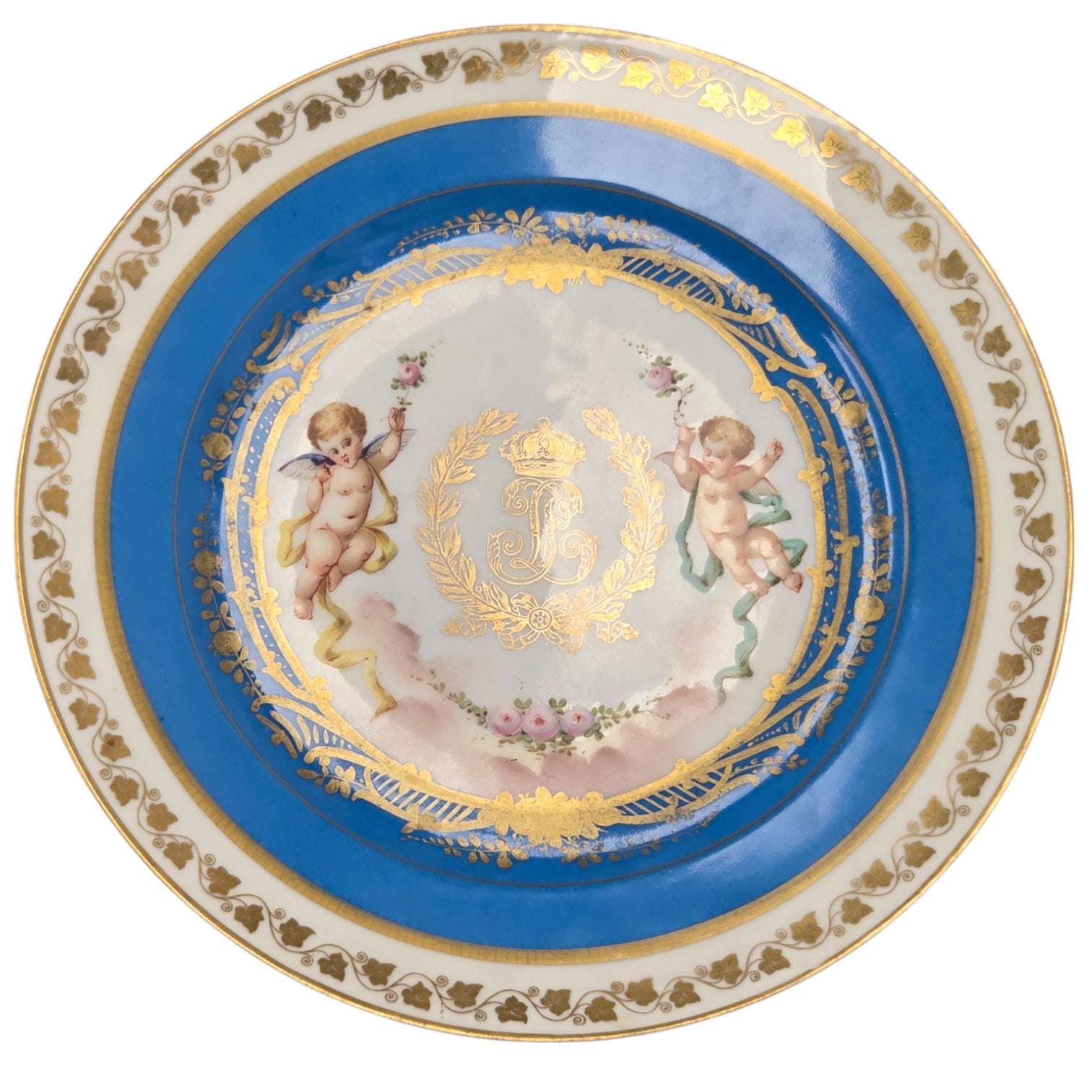 SEVRES 1846 PORCELAIN PLATE SET OF 2