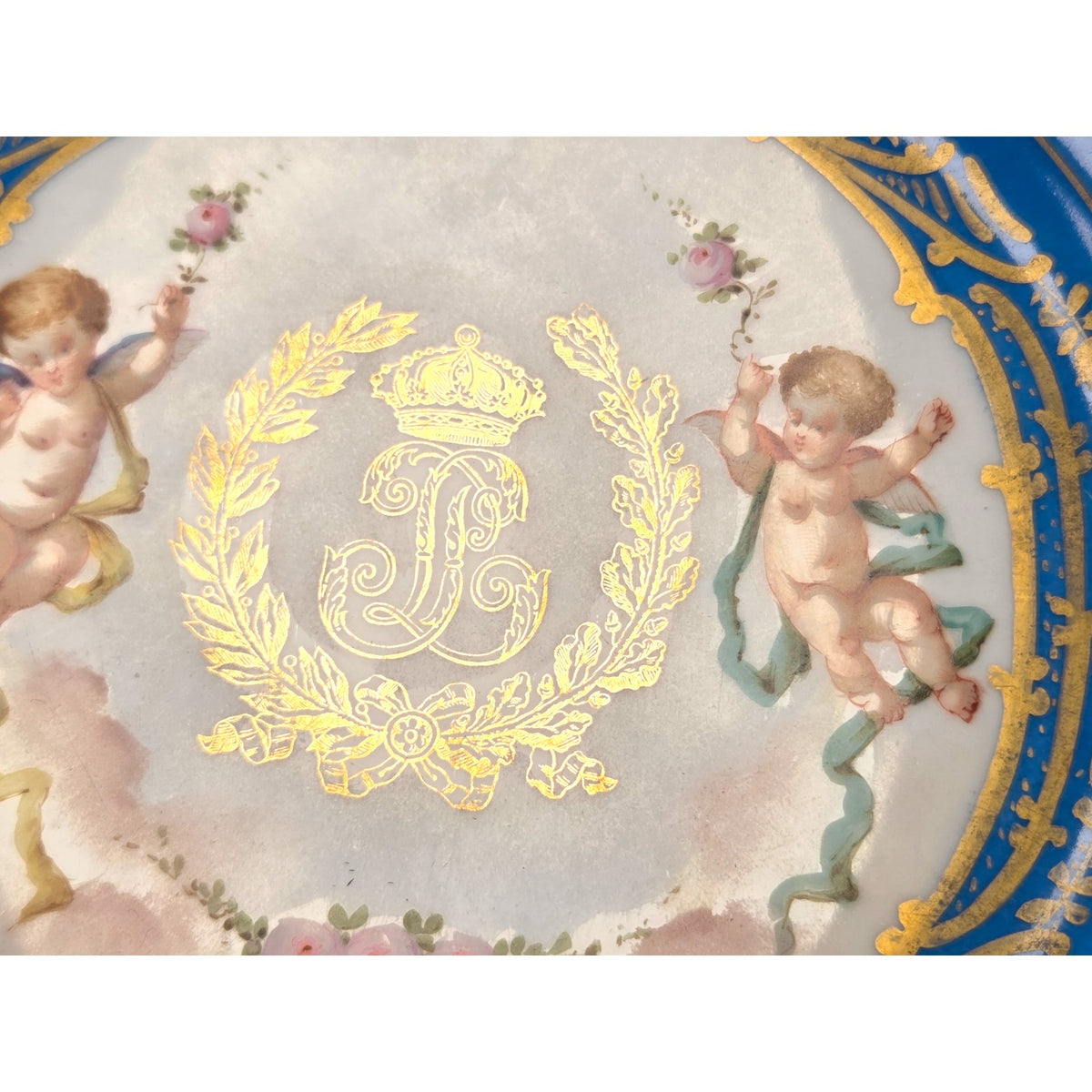SEVRES 1846 PORCELAIN PLATE SET OF 2