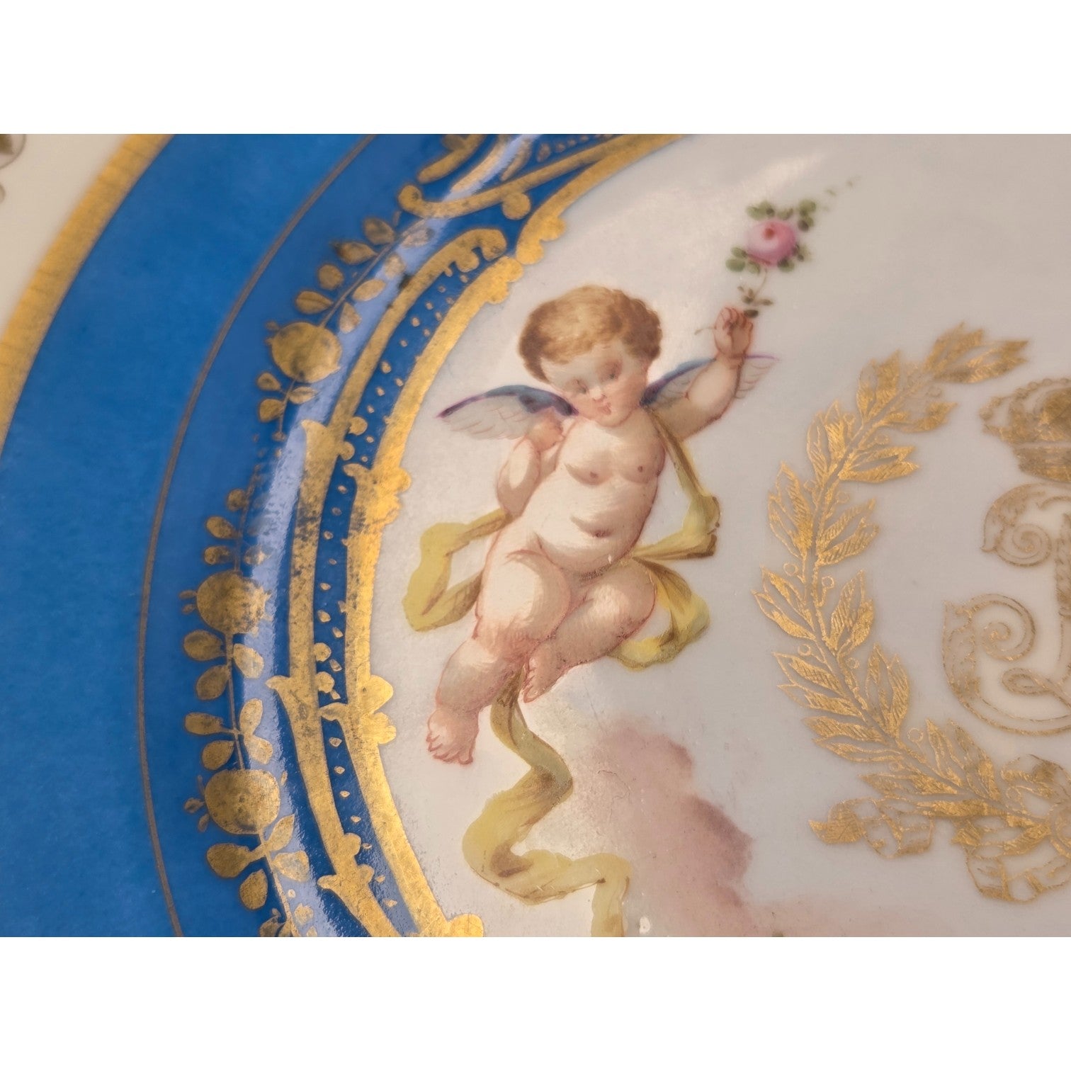 SEVRES 1846 PORCELAIN PLATE SET OF 2