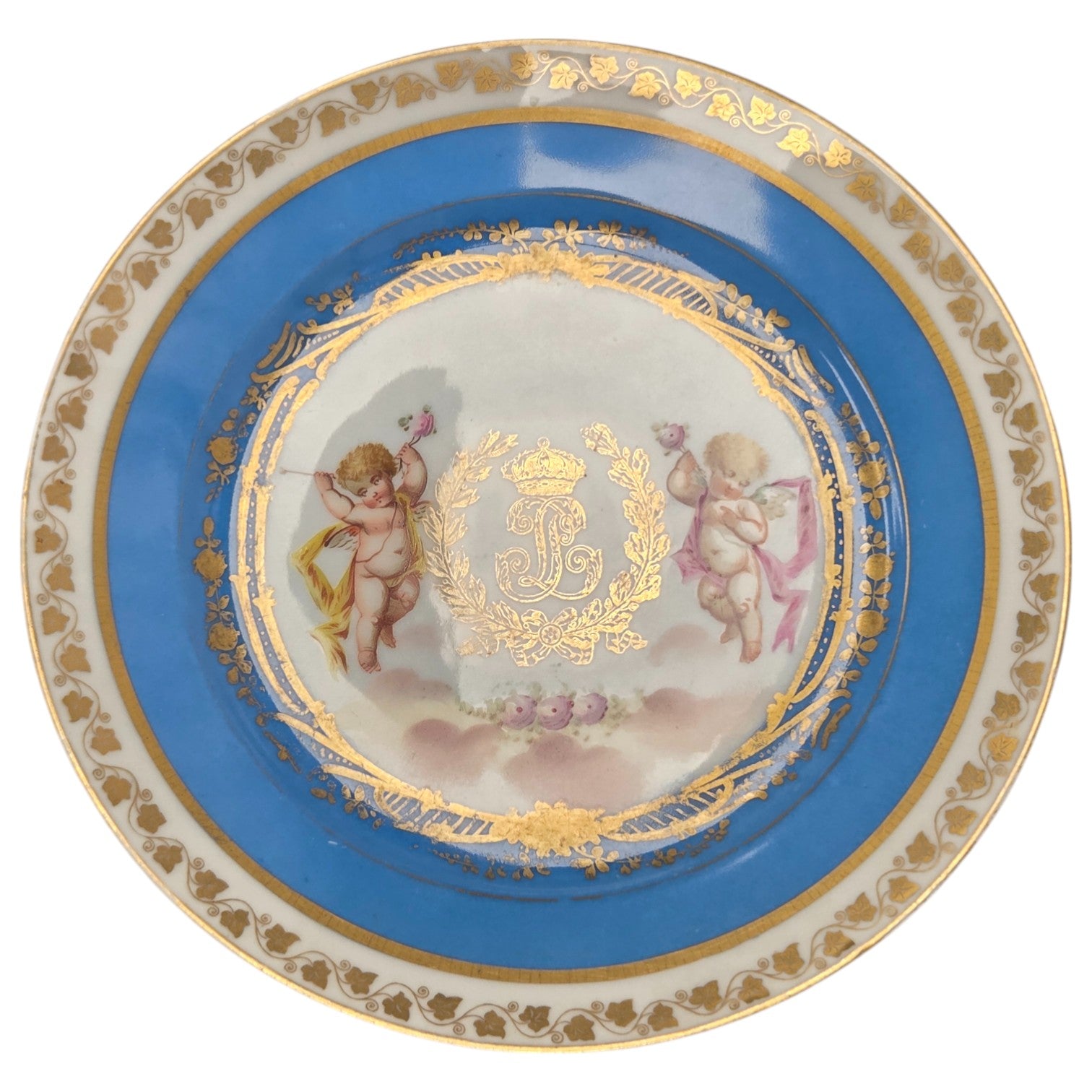SEVRES 1846 PORCELAIN PLATE SET OF 2