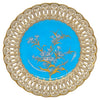 MINTON RETICULATED BLUE "PATE SUR PATE" PLATE