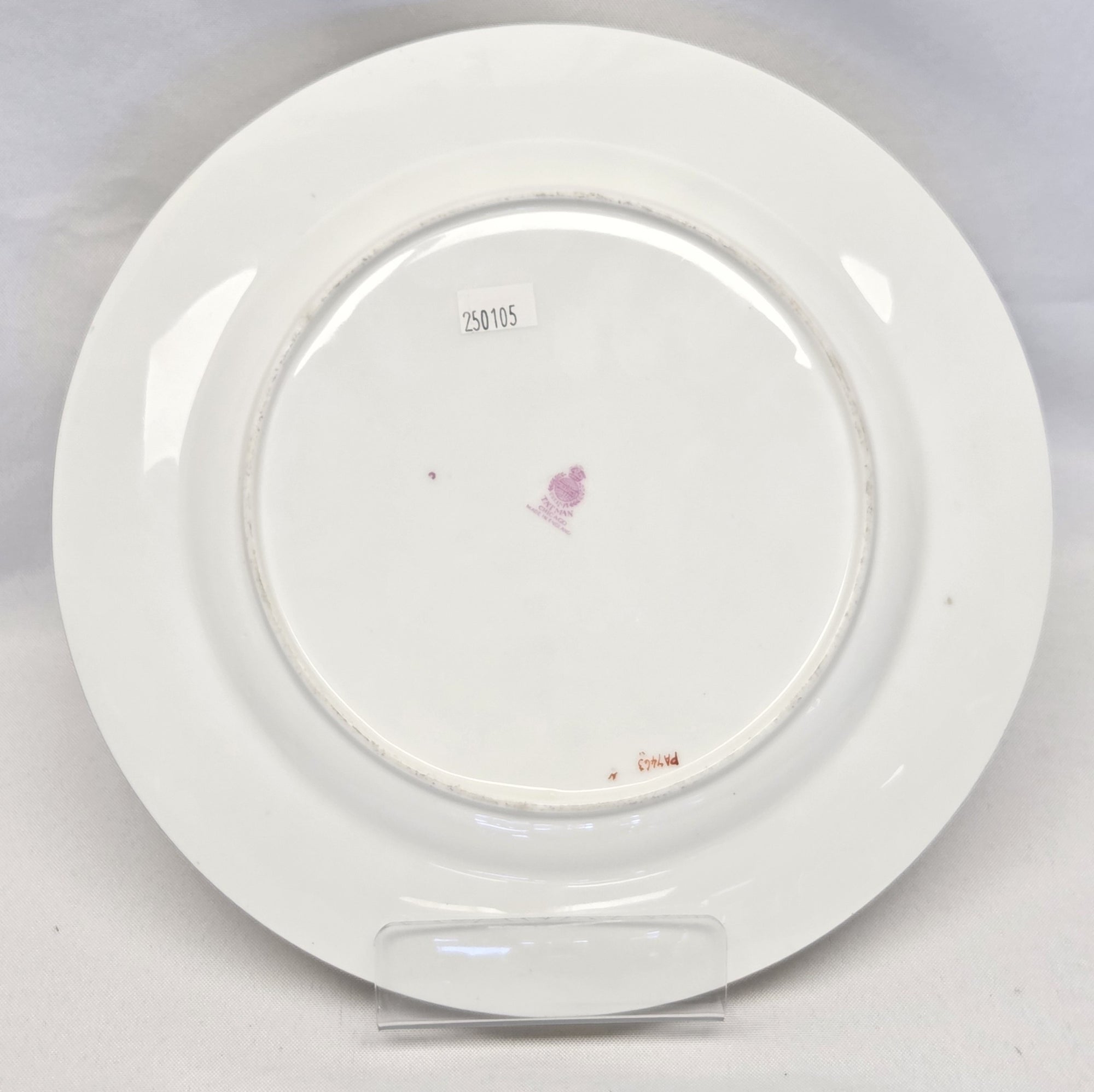 MINTONS TATMAN CHICAGO GOLD ENAMELED DINNER PLATES 5 pc