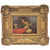 J. BAXTER OIL ON PANEL PAINTING MOTHER CHILD READING
