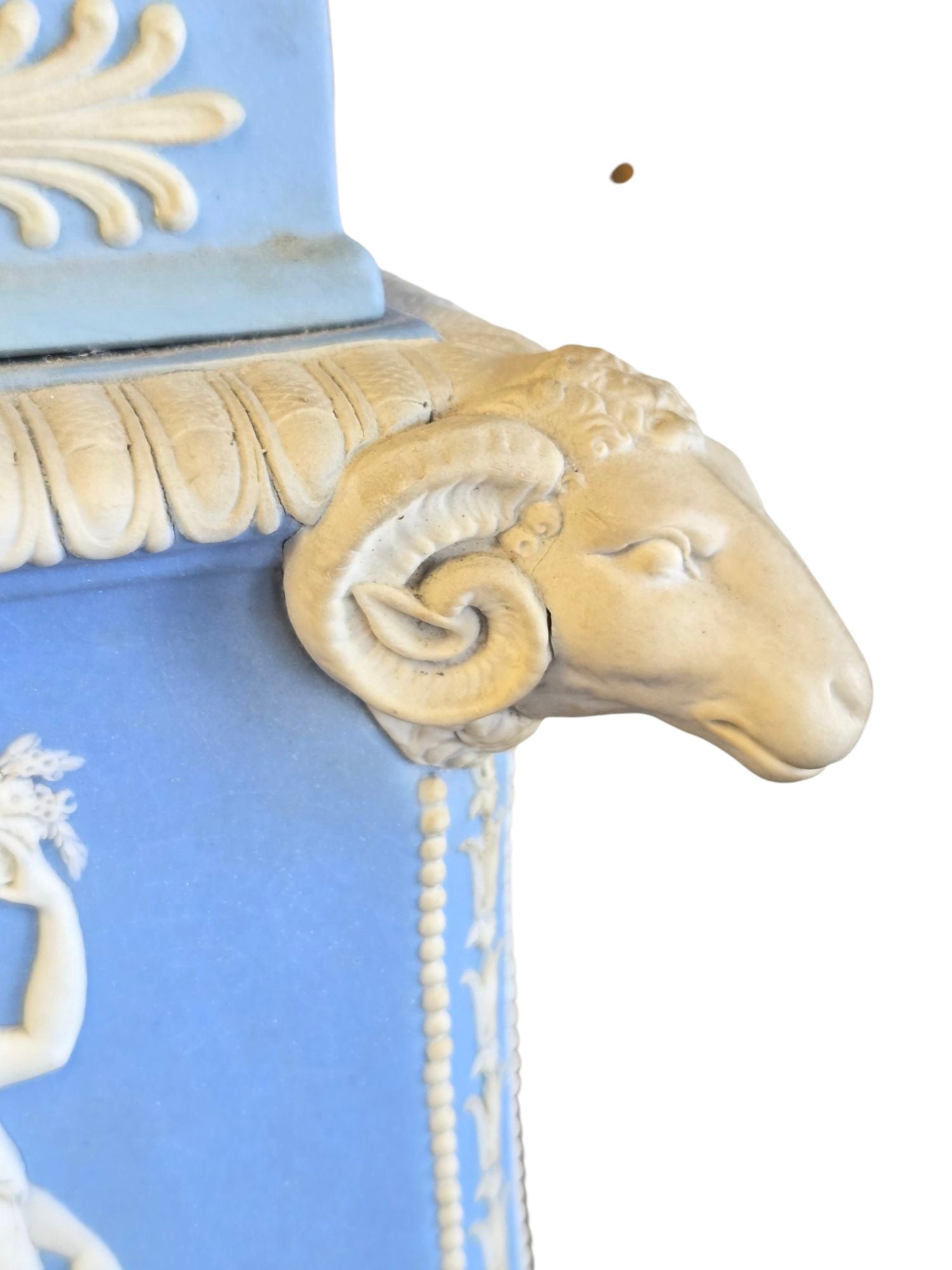 RARE JOSIAH WEDGWOOD JASPERWARE AS LAMP