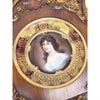 ROYAL VIENNA AMOROSA PORTRAIT PLATE IN CARVED WOOD FRAME