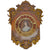 ROYAL VIENNA AMOROSA PORTRAIT PLATE IN CARVED WOOD FRAME