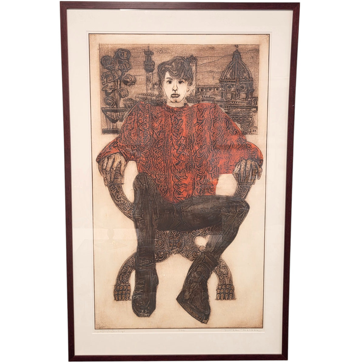 DEAN MEEKER "GREGORY AS LORENZO" LE SIGNED ENGRAVING