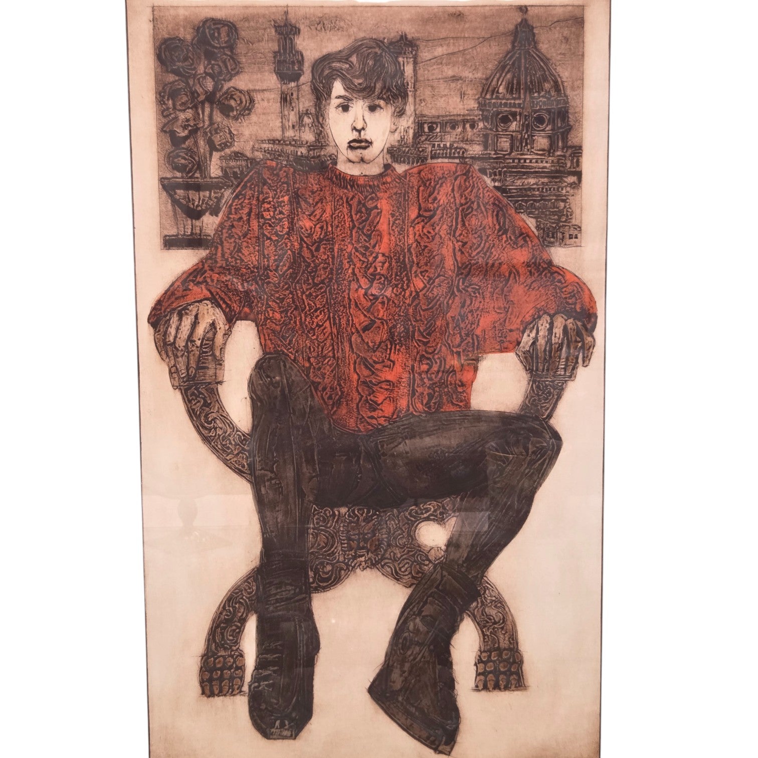 DEAN MEEKER "GREGORY AS LORENZO" LE SIGNED ENGRAVING