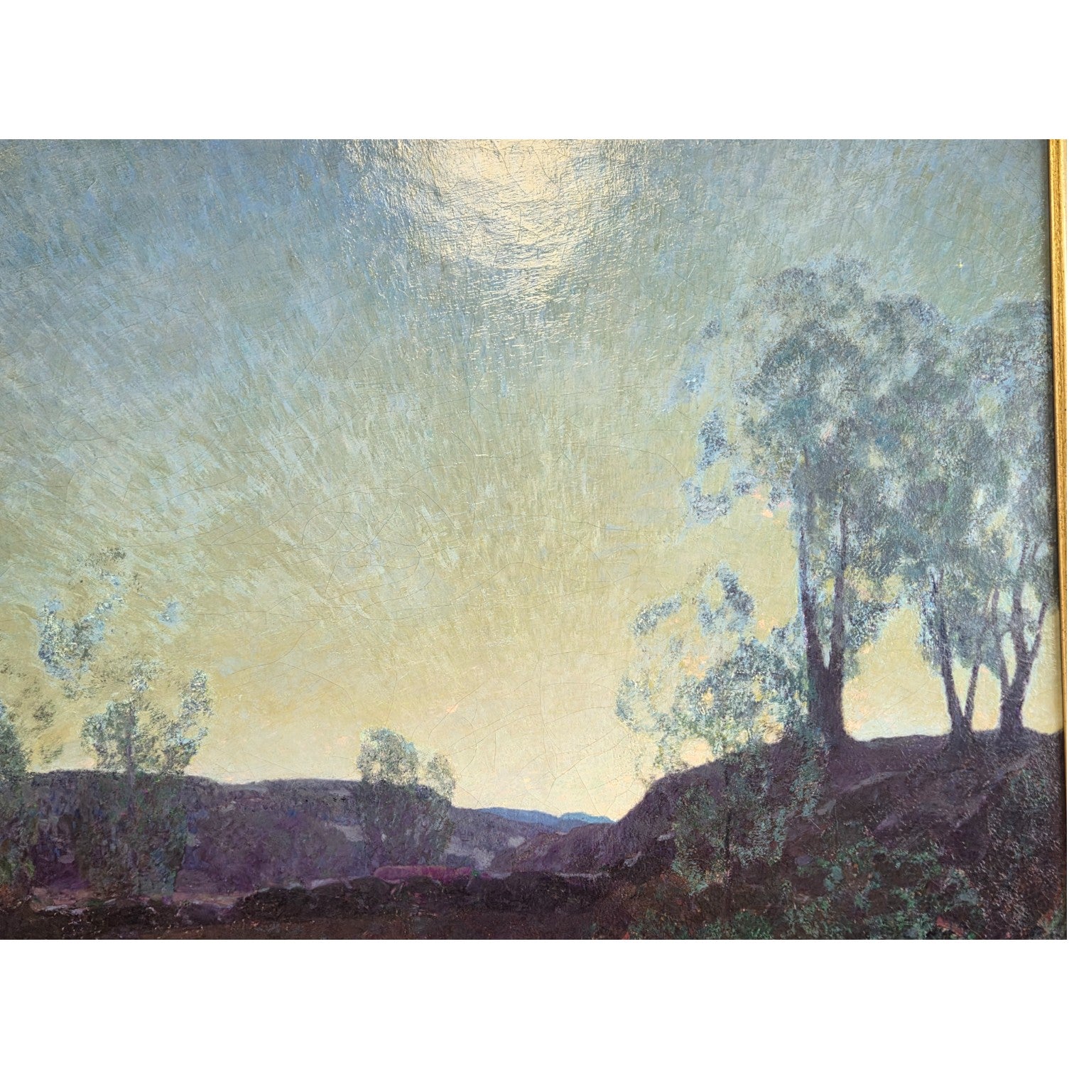 L. MAZZANOVICH EARLY TONALIST LANDSCAPE OIL PAINTING ON CANVAS