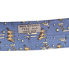 TWO DESIGNER SILK NECK TIES: HERMES AND LOUIS VUITTON