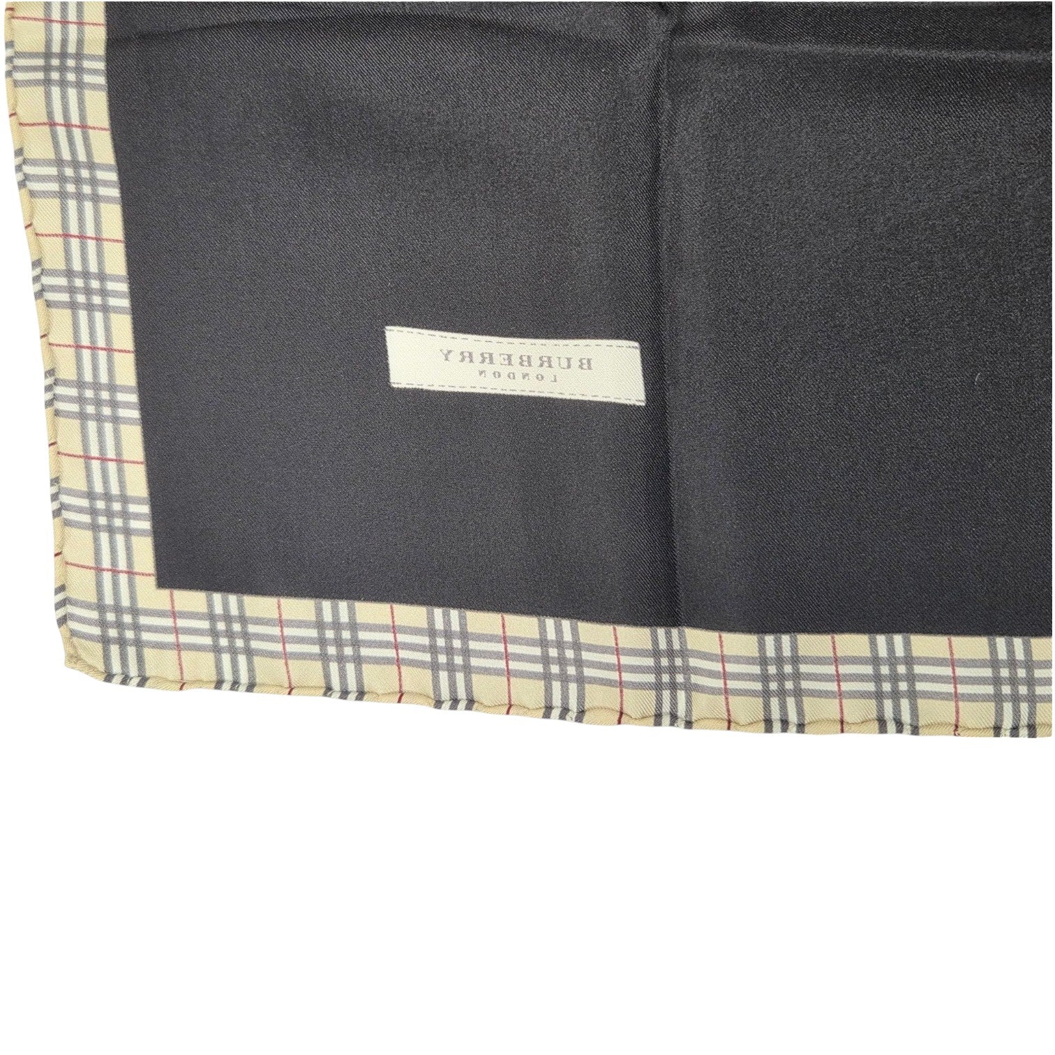FOUR BURBERRY ENGLAND ITEMS: Two Cashmere, a Mohair blend, and a silk pocket square.