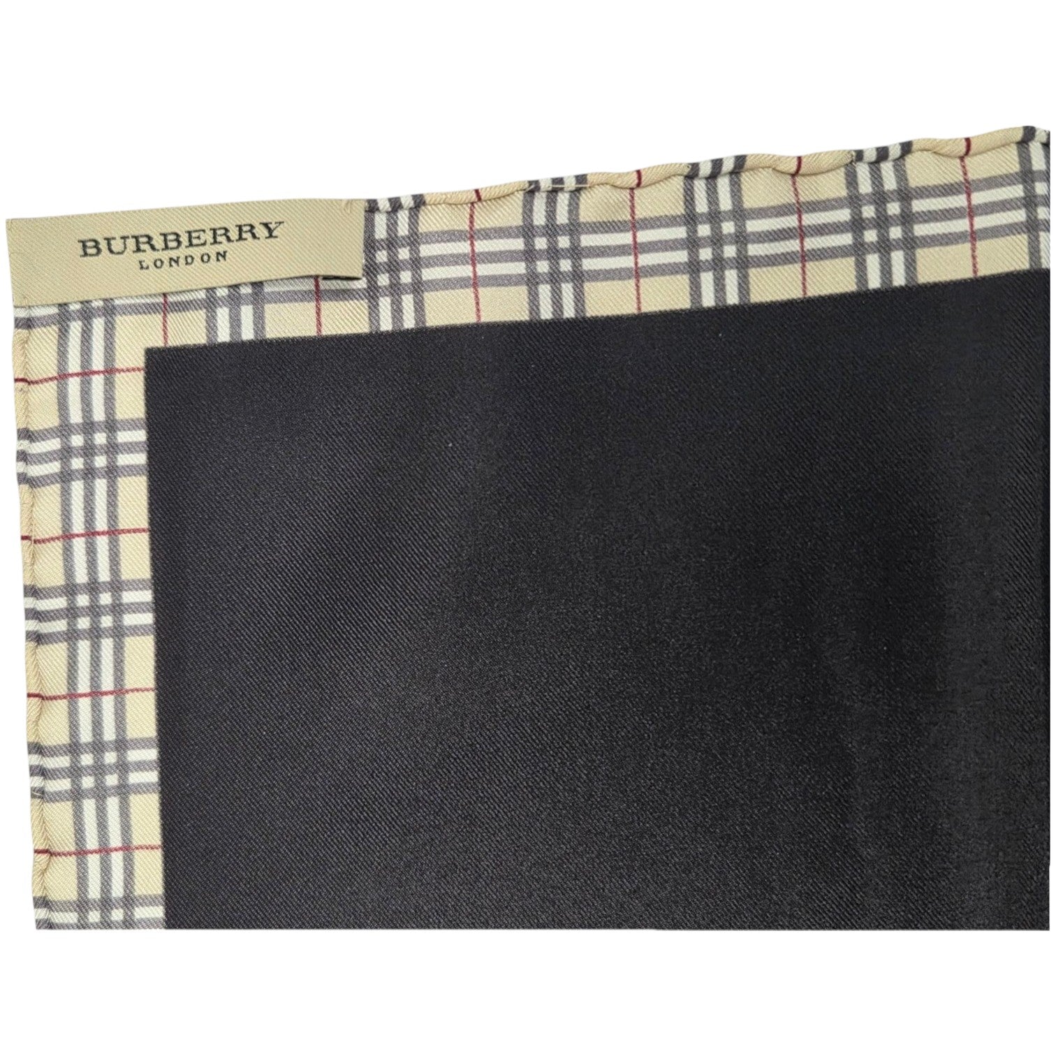 FOUR BURBERRY ENGLAND ITEMS: Two Cashmere, a Mohair blend, and a silk pocket square.