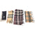 FOUR BURBERRY ENGLAND ITEMS: Two Cashmere, a Mohair blend, and a silk pocket square.