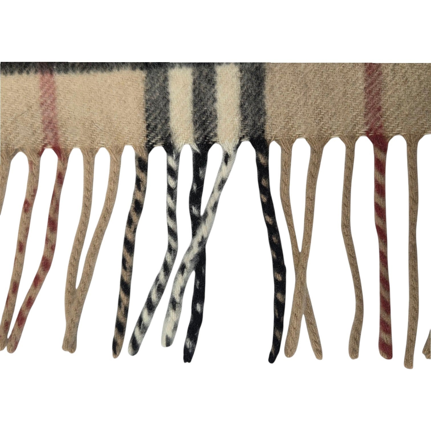 FOUR BURBERRY ENGLAND ITEMS: Two Cashmere, a Mohair blend, and a silk pocket square.