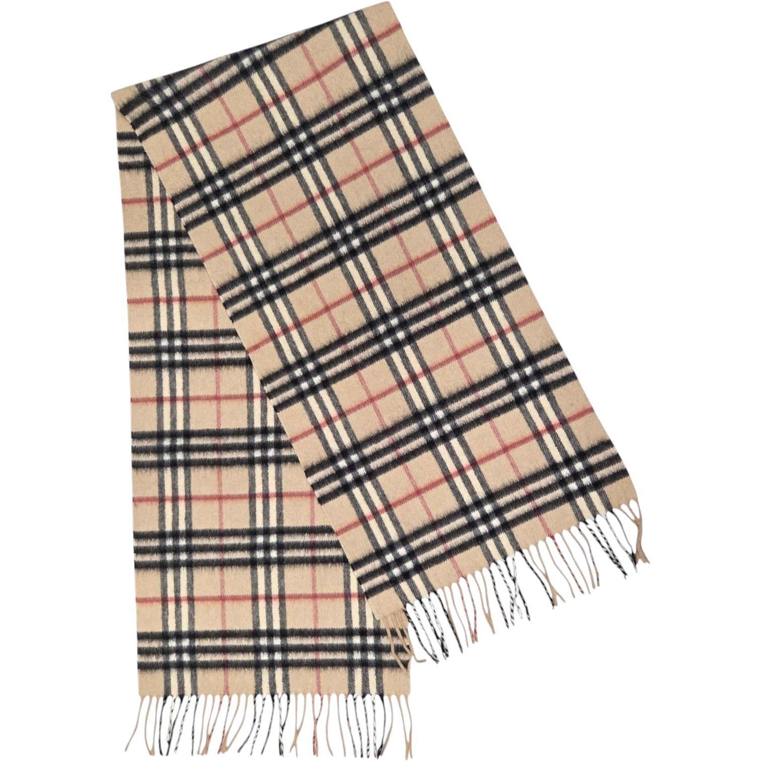 FOUR BURBERRY ENGLAND ITEMS: Two Cashmere, a Mohair blend, and a silk pocket square.