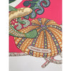 HERMES CARRE 90 GRAND FONDS SILK SCARF
