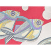 HERMES CARRE 90 GRAND FONDS SILK SCARF