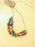 ANJU-Necklace-Double Row Multi Squares/Beads-N5035