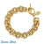 Handcast Gold Double Link Chain