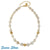 Large Baroque Genuine Freshwater Pearls with Handcast Gold Bead Necklace