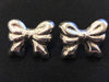 Pretty Bow Sterling Silver Earrings