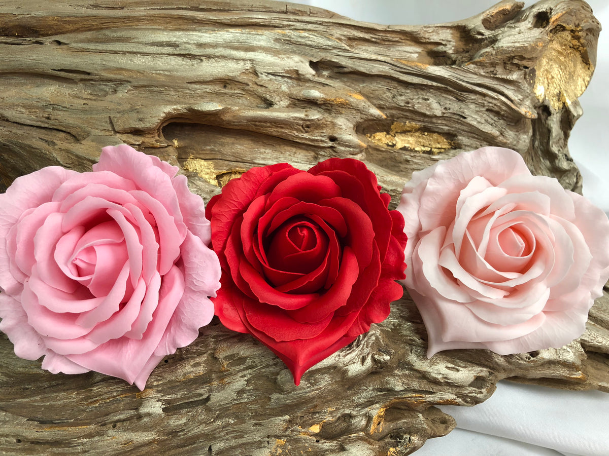 Soap Blooms: Single Heart-Shaped Rose